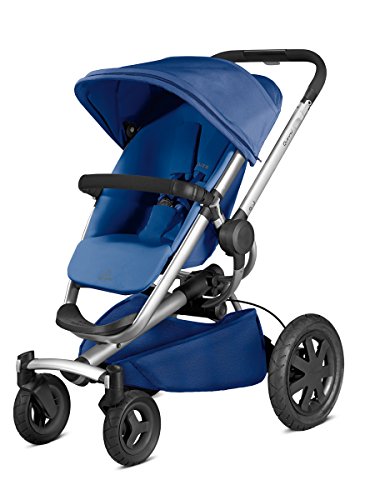 Quinny Buzz Xtra Kombi-Kinderwagen und Sportbuggy (ab der Geburt nutzbar mit Maxi-Cosi Babyschale, automatische sekundenschnelle Aufklappfunktion und robuste Reifen für jedes Gelände) blau