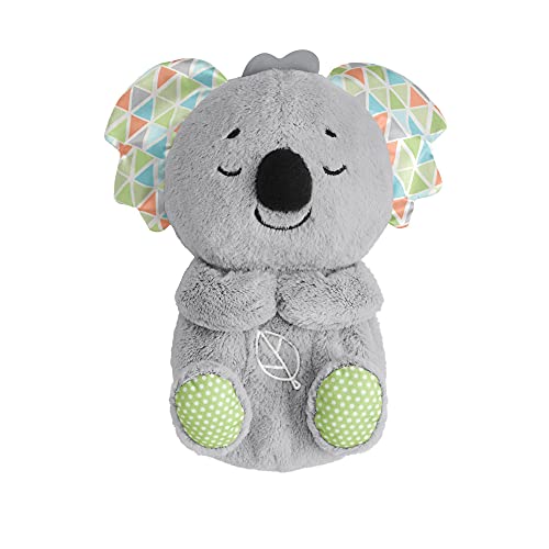 Fisher-Price HBP87 - Schlummer-Koala, musikalisches Kuscheltier mit realistischen Atembewegungen, Babyspielzeug für Babys ab der Geburt