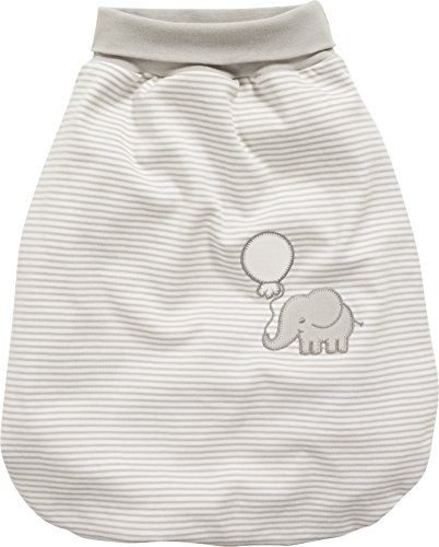 Schnizler Unisex Baby Strampelsack Interlock Elefant 800716, 2 - Natur, Einheitsgröße